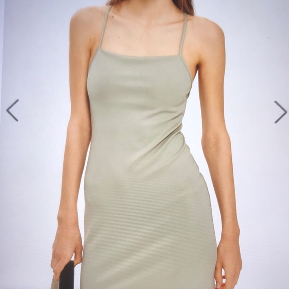 TopShop Grey Cotton Sheath / Scuba Dress NWT - Picture 6 of 7